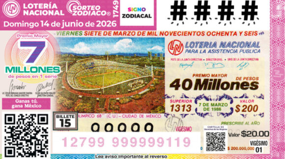 Lista COMPLETA de GANADORES Sorteo Zodiaco No. 1749 de Lotería Nacional, HOY domingo 14 de junio