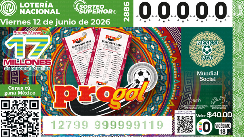 Lista COMPLETA de GANADORES del Sorteo Superior No. 2886 de la Lotería Nacional HOY viernes 12 de junio de 2026