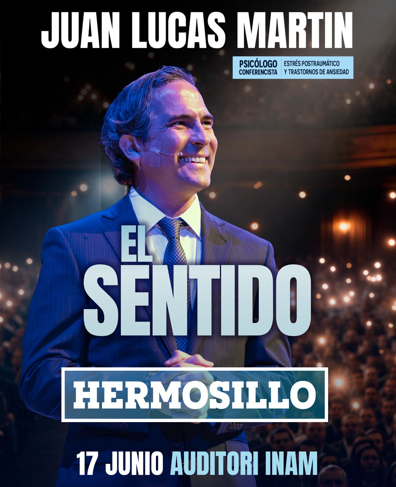 Llega a Hermosillo el psicólogo Juan Lucas Martín con conferencia sobre compasión y manejo emocional