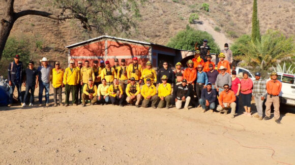 Logran control total del incendio forestal ‘La Casita’ en Arivechi