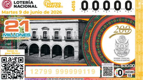 Lotería Nacional: Ganadores del Sorteo Mayor No. 4015 del martes 9 de junio de 2026