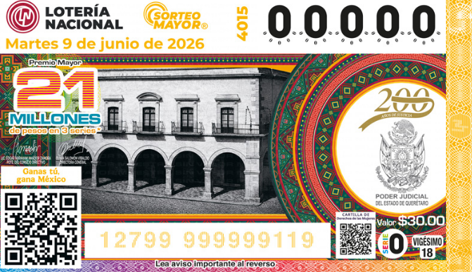 Lotería Nacional: Ganadores del Sorteo Mayor No. 4015 del martes 9 de junio de 2026
