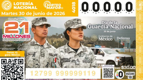 Lotería Nacional: Ganadores del Sorteo Mayor No. 4018 del martes 30 de junio de 2026