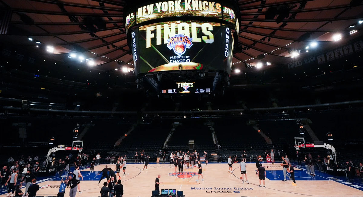 El Madison Square Garden está listo para vivir más noches históricas, ahora con la NBA