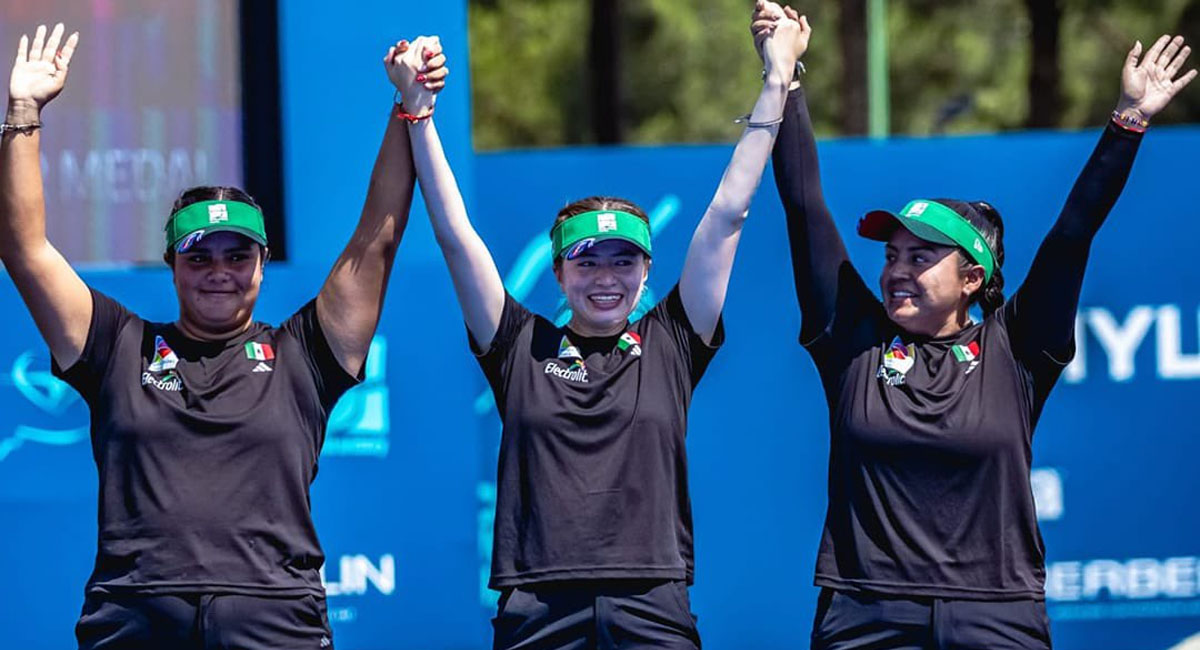 Maya, junto a Dafne Quintero y Adriana Castilla ganaron una plata