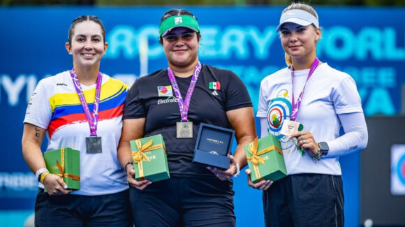 Maya Becerra encabeza cosecha de medallas de México en Copa del Mundo de Tiro con Arco