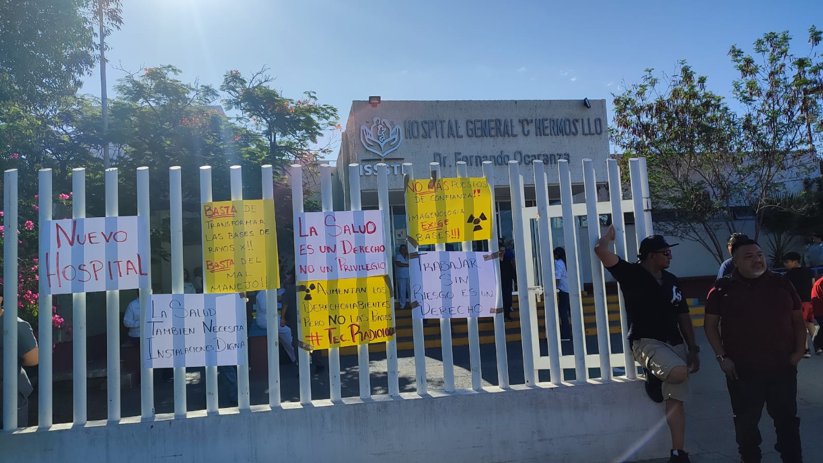 Médicos y enfermeros reclaman por el deterioro del hospital del Issste en Hermosillo