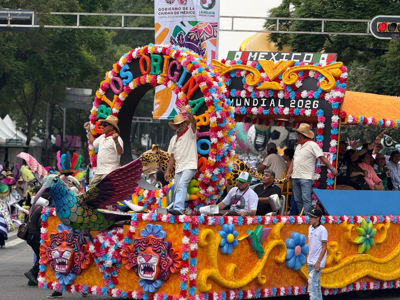 Mundial 2026: Gran Desfile Mundialista llena Paseo de la Reforma