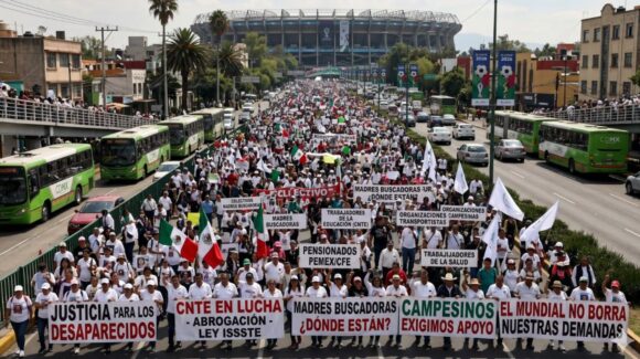 Mundial 2026: colectivos y activistas convocan a megamarcha durante la inauguración en México