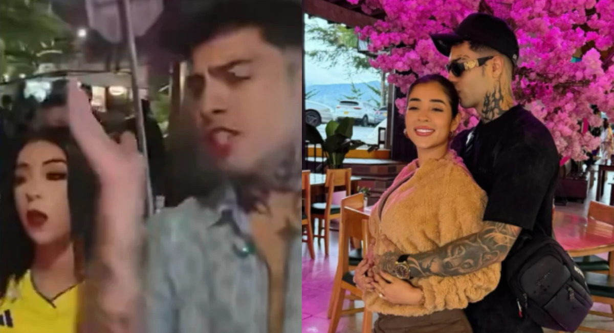 Naim Darrechi tiene intensa pelea con Katy Cardona en live y lo acusan de violento