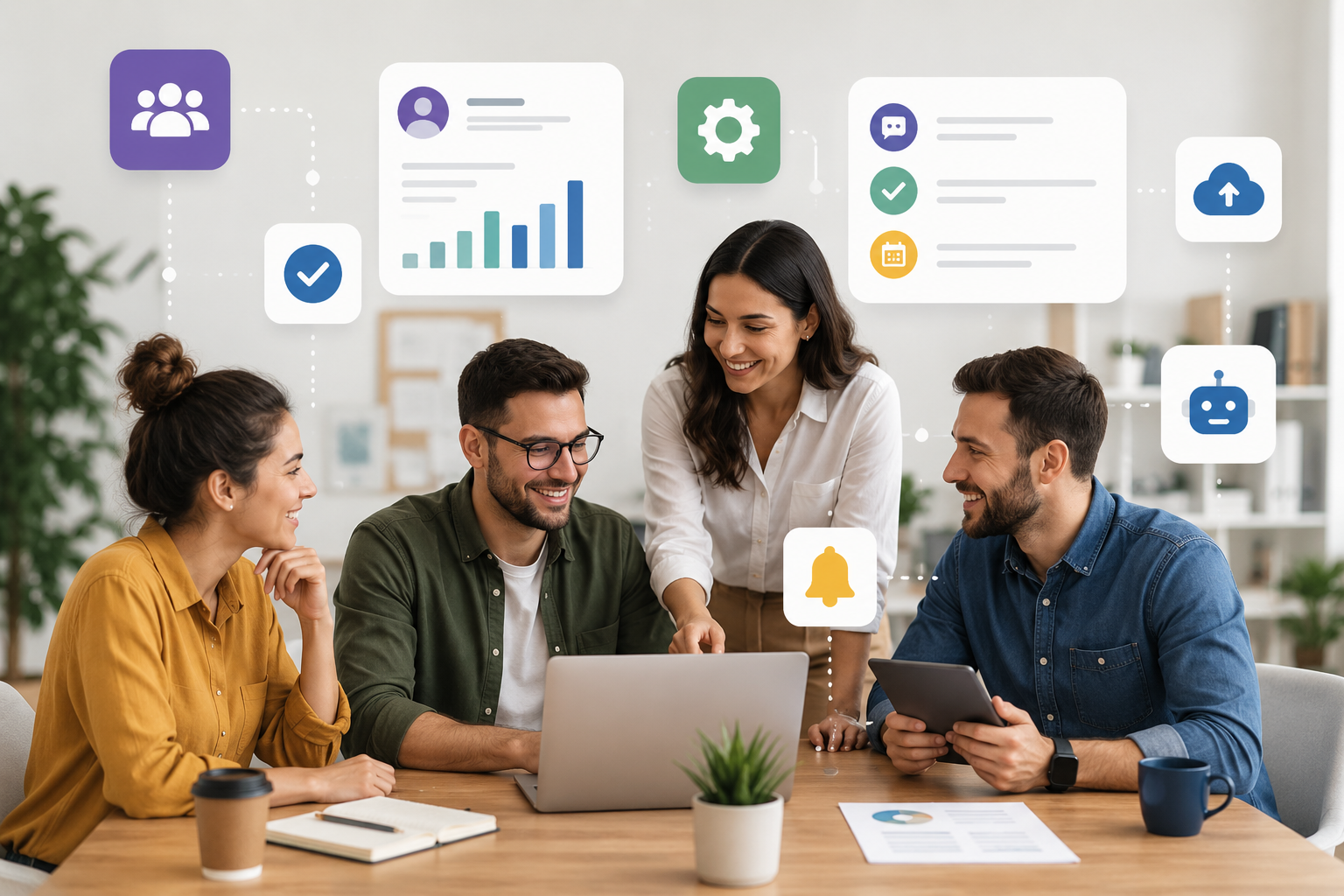 Cultura organizacional: Herramientas digitales clave para automatizar la gestión de equipos