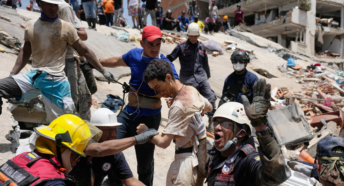 Nuevo terremoto sacude a Venezuela tras sismos que dejaron más de mil muertos y 3 mil heridos