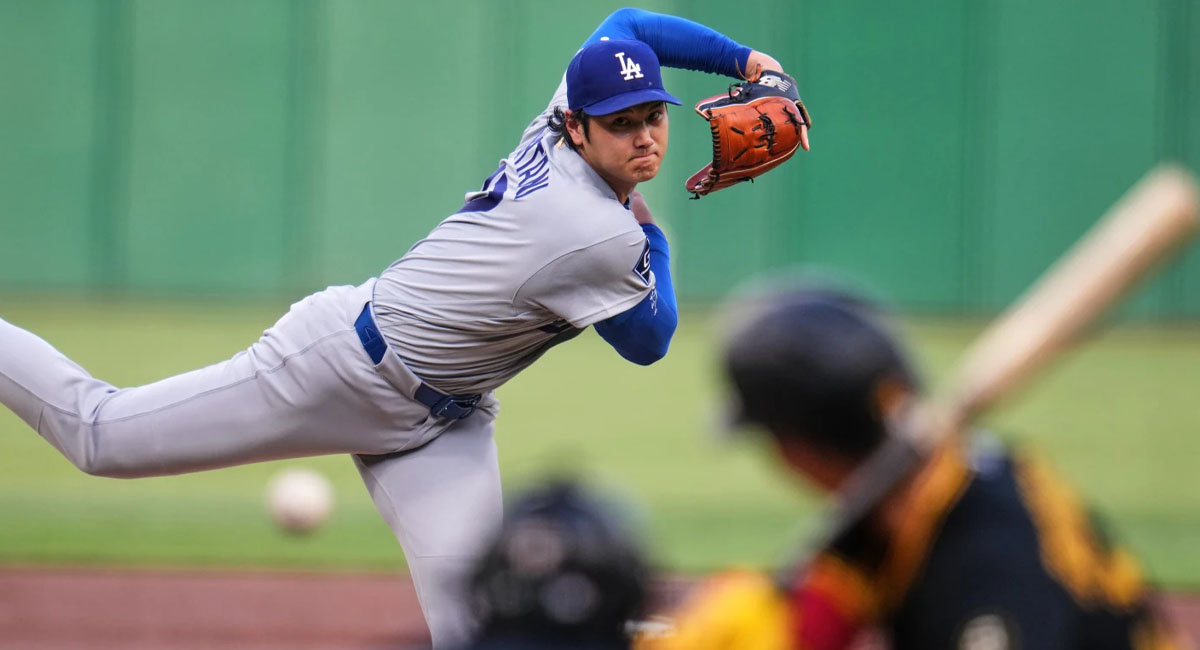 Ohtani fue maltratado por la ofensiva de los Pirates