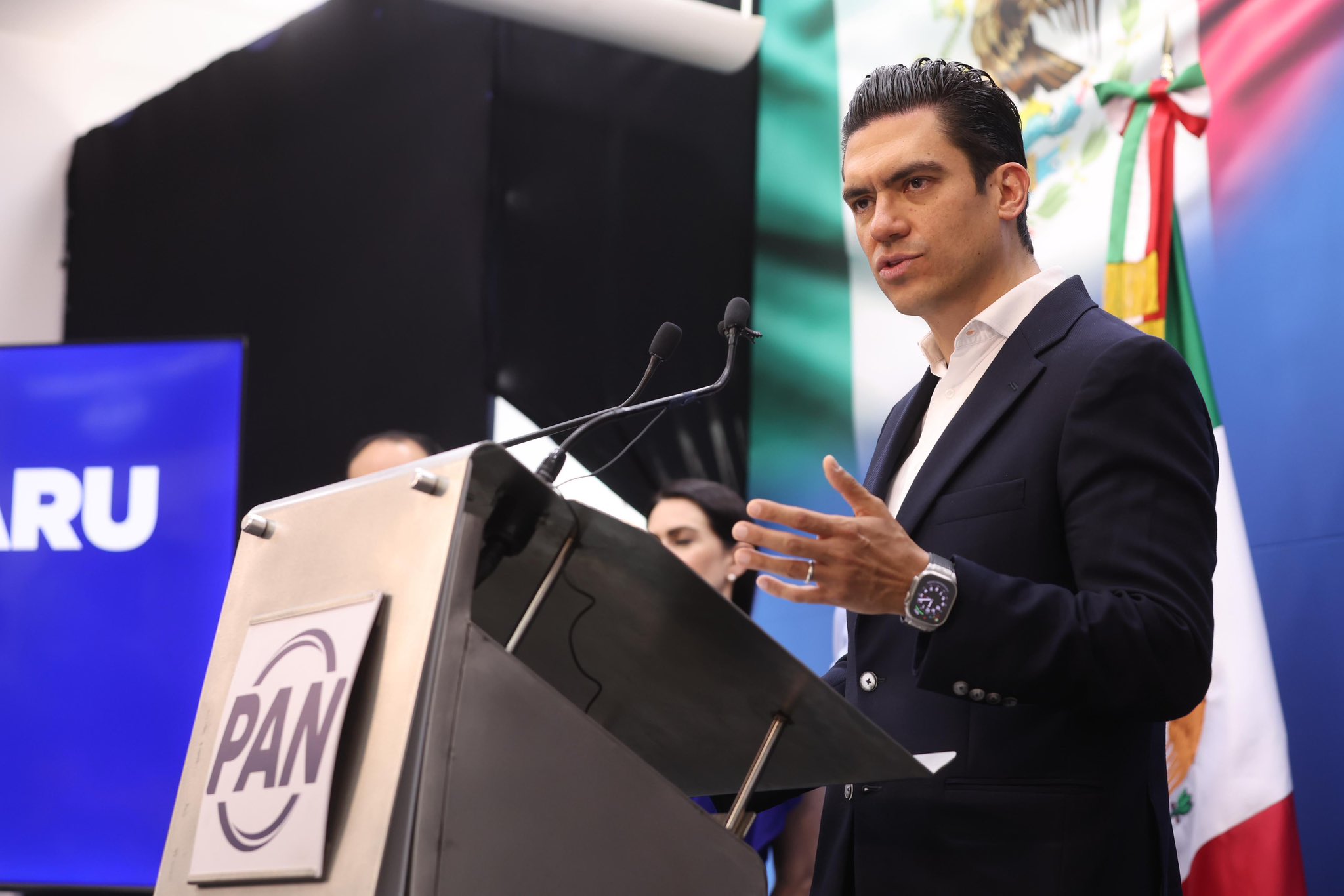 PAN presenta proyecto Soluciones para México con propuestas de seguridad.