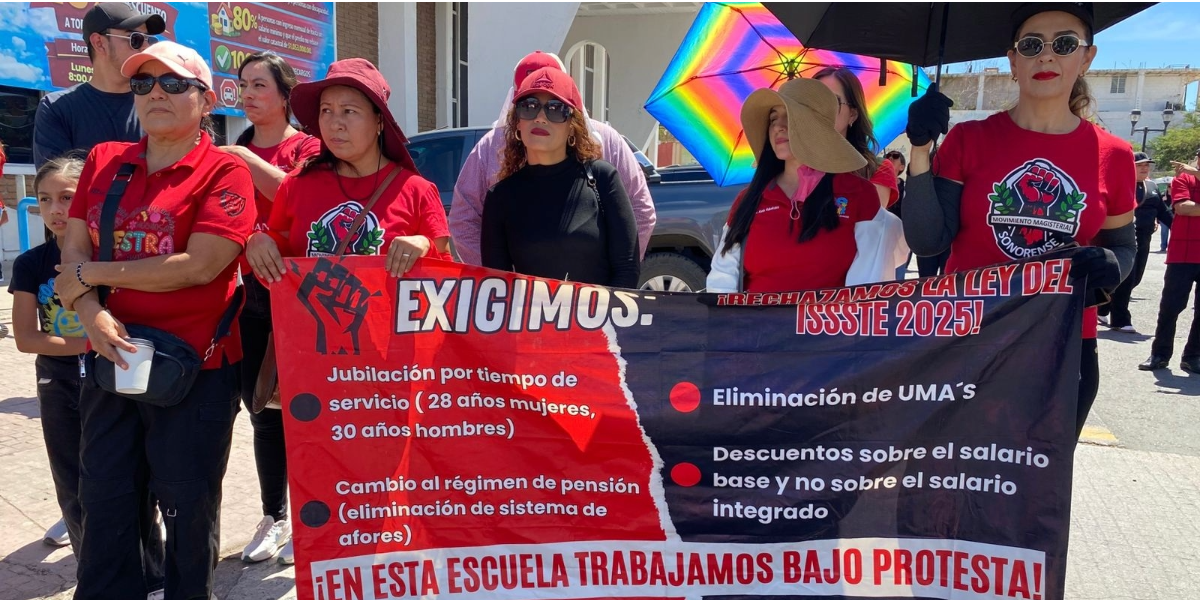 10% de las escuelas en Navojoa se quedan sin clases, analizan continuidad del paro nacional de maestros