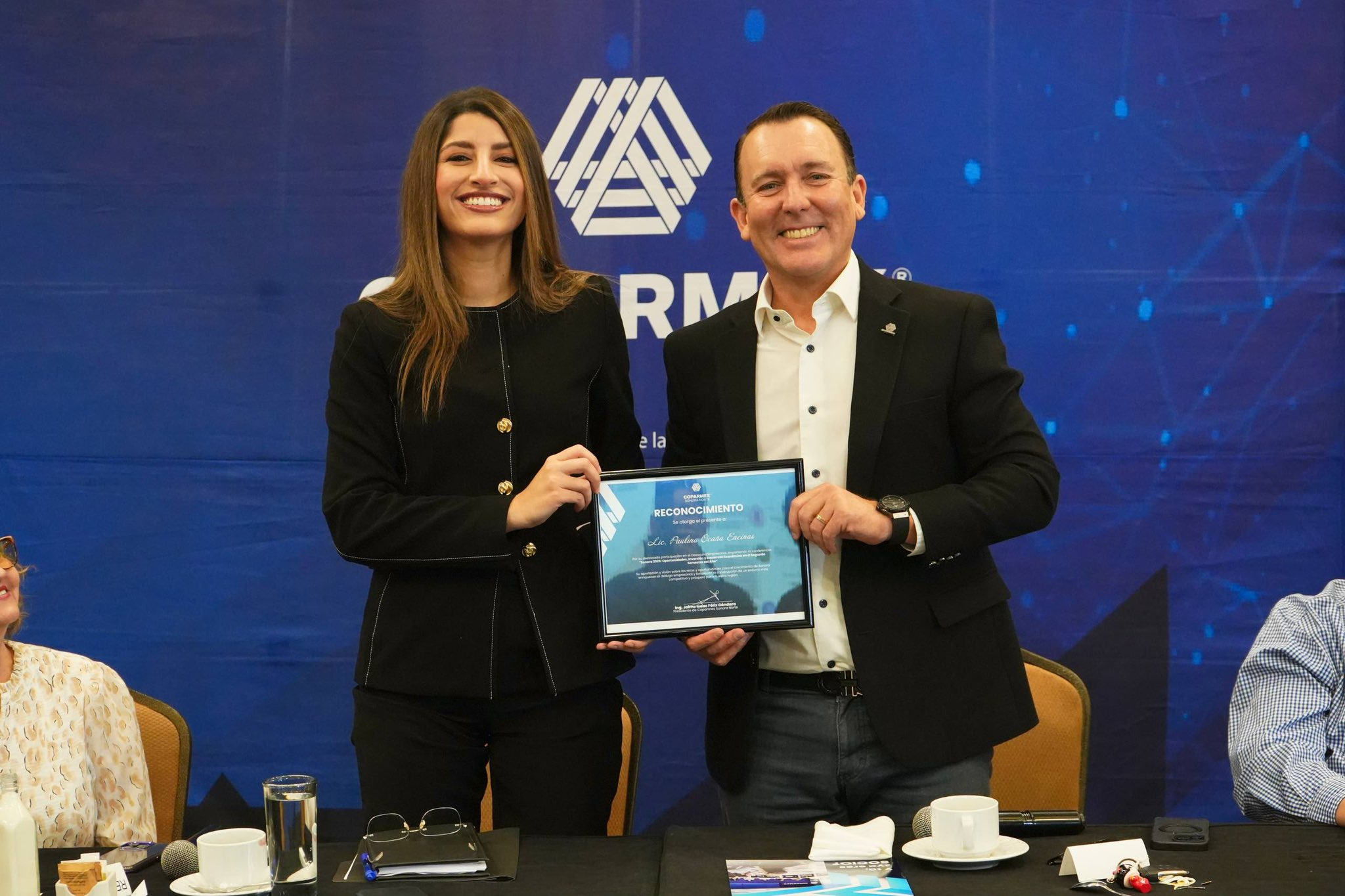 Paulina Ocaña fortalece diálogo con Coparmex para impulsar desarrollo en Sonora