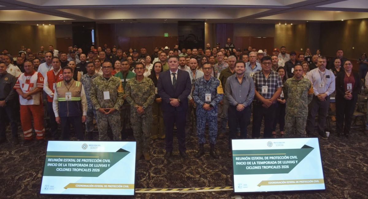 Protección Civil Sonora: presentación de acciones por la temporada de lluvias y huracanes 2026