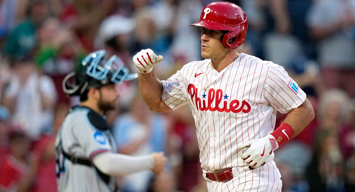 Realmuto también se fue para las tablas ante los Marlins
