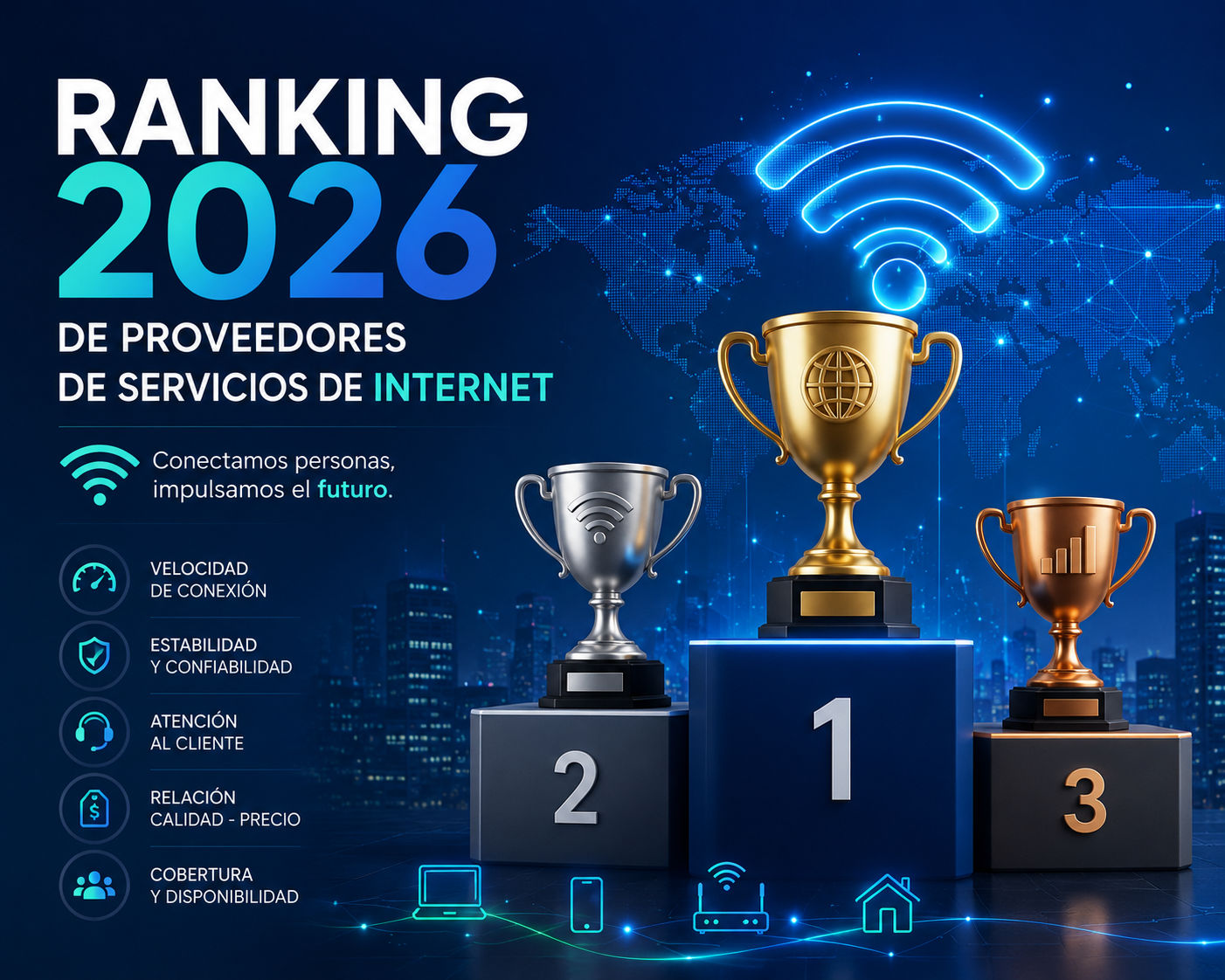 Ranking 2026 de proveedores de servicios de internet en San Luis Río Colorado