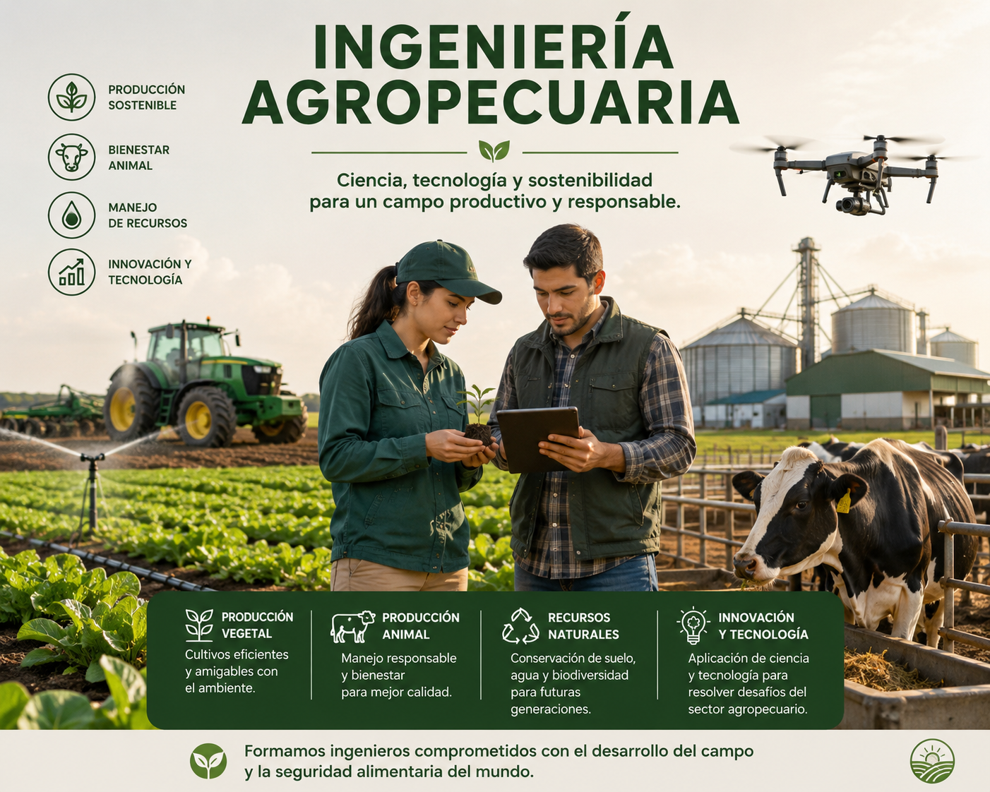 Razones para estudiar Ingeniería Agropecuaria