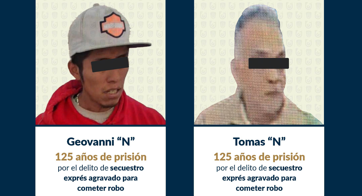 Dan 125 años de prisión a dos albañiles en CDMX; secuestraron y mataron a su cliente par robarle