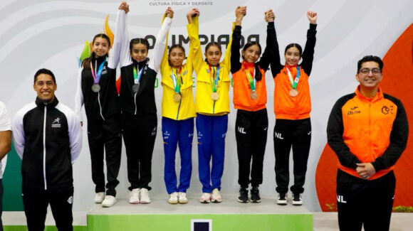 Gimnasia trampolín vuelve a darle a Sonora una jornada dorada en la Olimpiada Nacional 2026