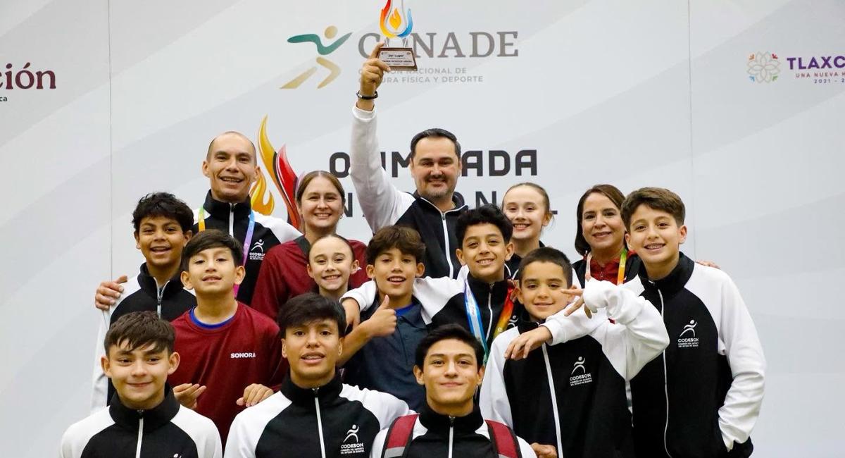 Histórico resultado: Sonora logra tercer lugar en Gimnasia Artística en la Olimpiada Nacional