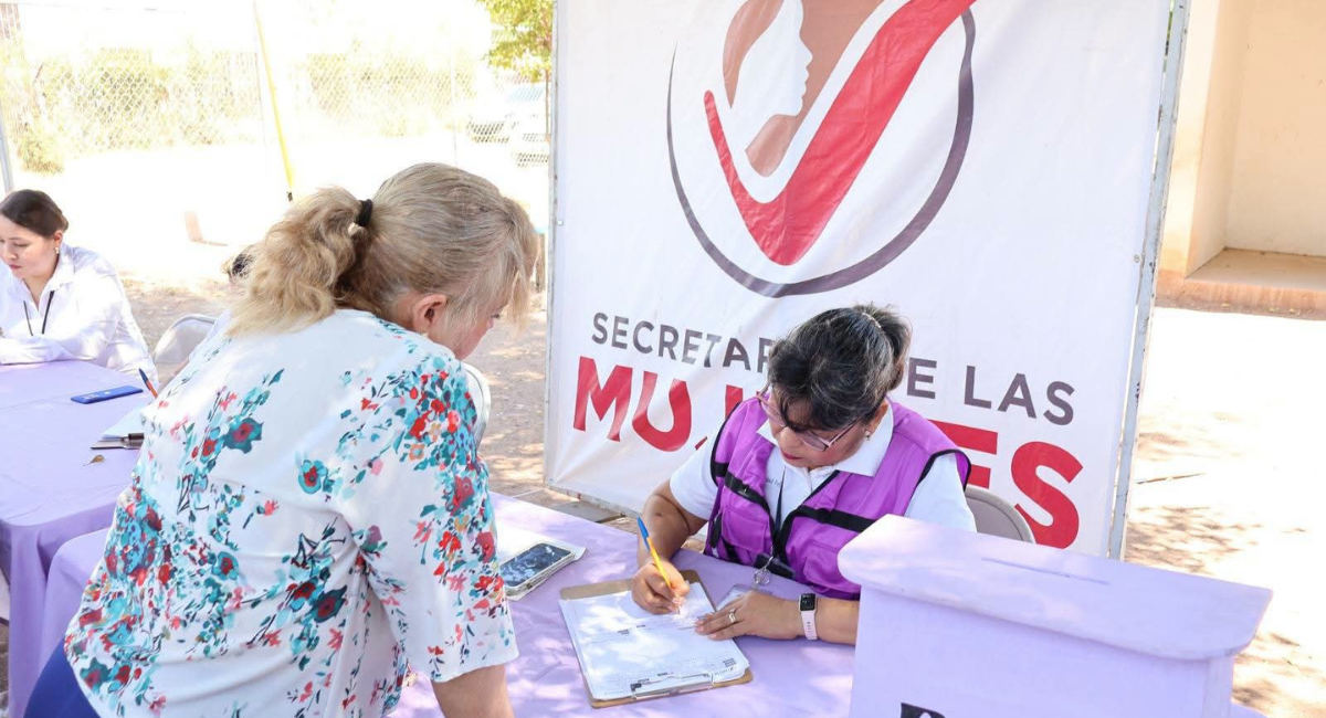 Secretaría de las Mujeres lleva servicios y apoyos gratuitos a delegaciones de Cajeme