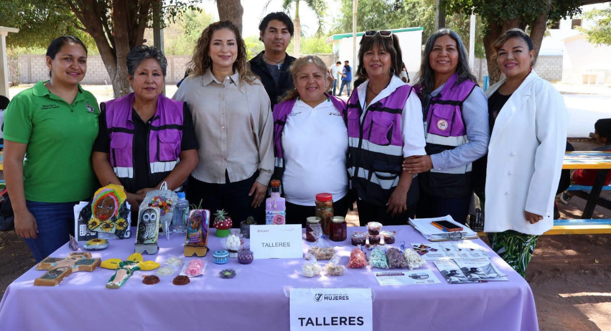 Secretaría de las Mujeres lleva servicios y apoyos gratuitos a delegaciones de Cajeme