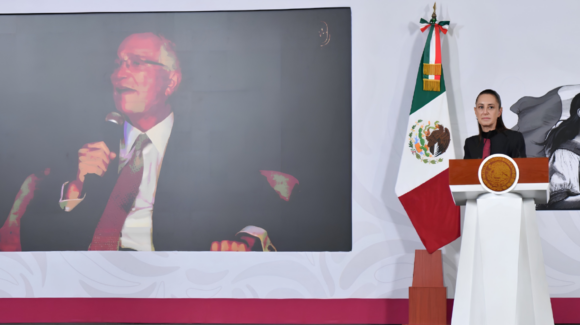 Sheinbaum acusa a Salinas Pliego de promover actos de violencia a dos días del Mundial 2026