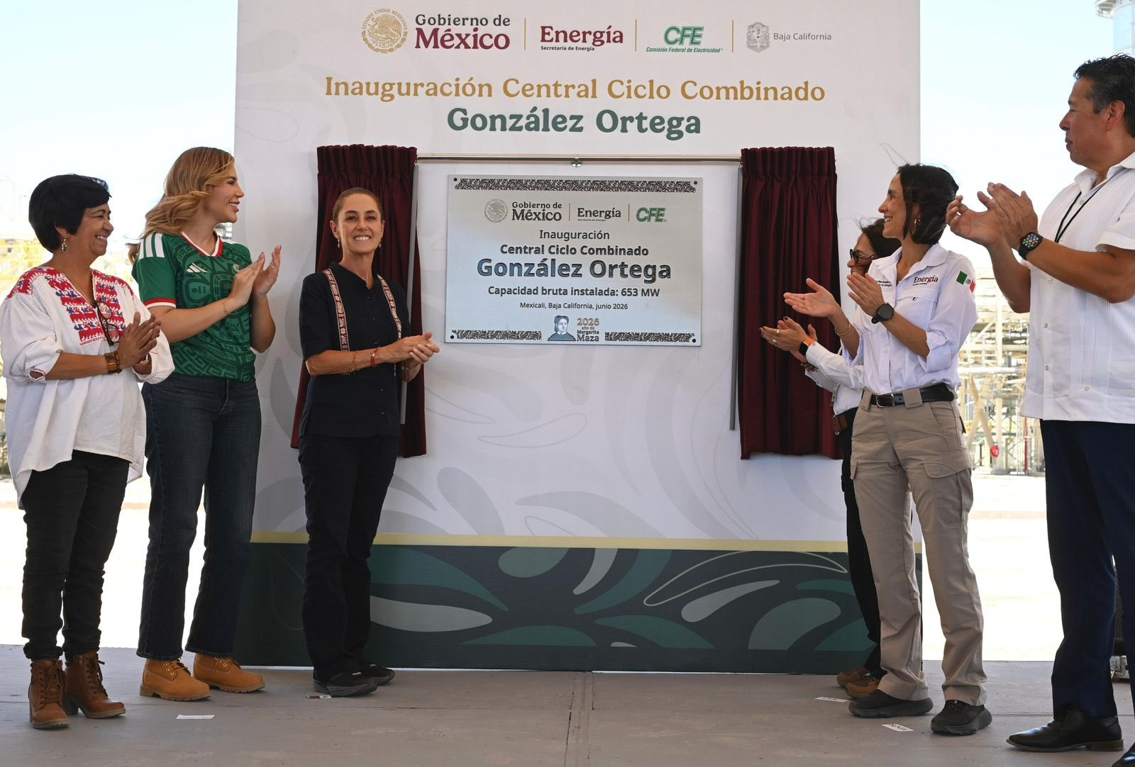 Sheinbaum destaca que nueva central eléctrica garantizará energía para Mexicali y San Luis Río Colorado