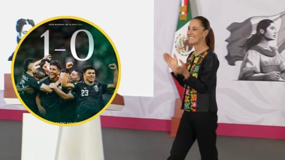 Con aplausos, Sheinbaum celebra triunfo de México ante Corea del Sur y felicita a la Selección Nacional