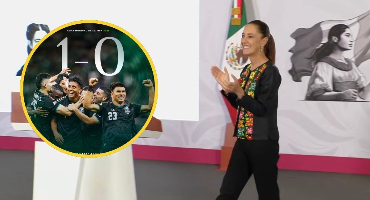 Con aplausos, Sheinbaum celebra triunfo de México ante Corea del Sur