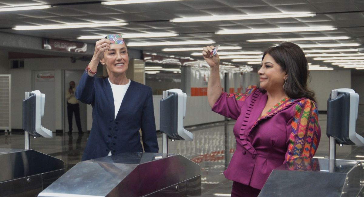 Sheinbaum respalda a Clara Brugada tras críticas sobre los trabajos realizados en el Metro de la CDMX
