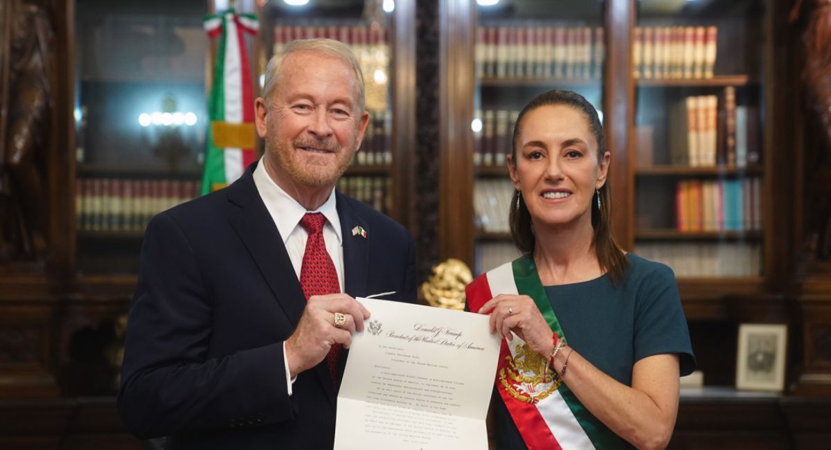 Sheinbaum responde felicitación del embajador Johnson y reafirma la buena relación entre México y Estados Unidos 
