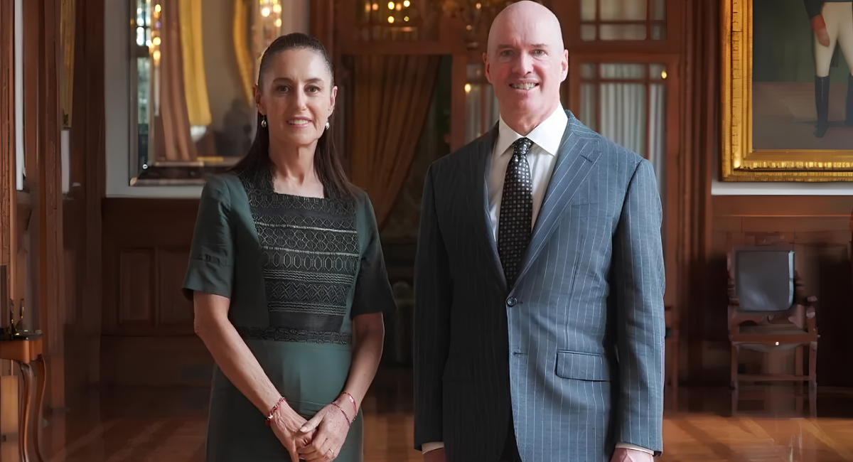 Sheinbaum se reúne en Palacio Nacional con Ben Horowitz, cofundador de Andreessen Horowitz