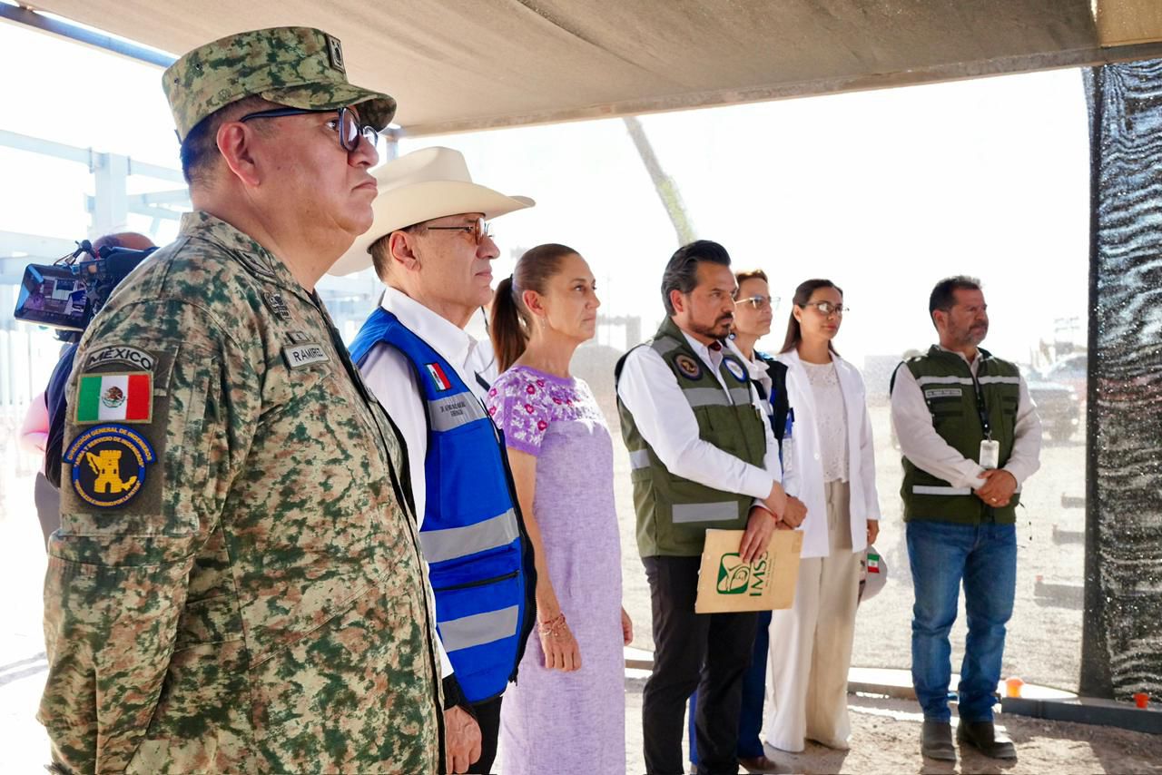Supervisan Durazo y Sheinbaum avance del nuevo Hospital del IMSS en SLRC; atenderá a más de 128 mil derechohabientes