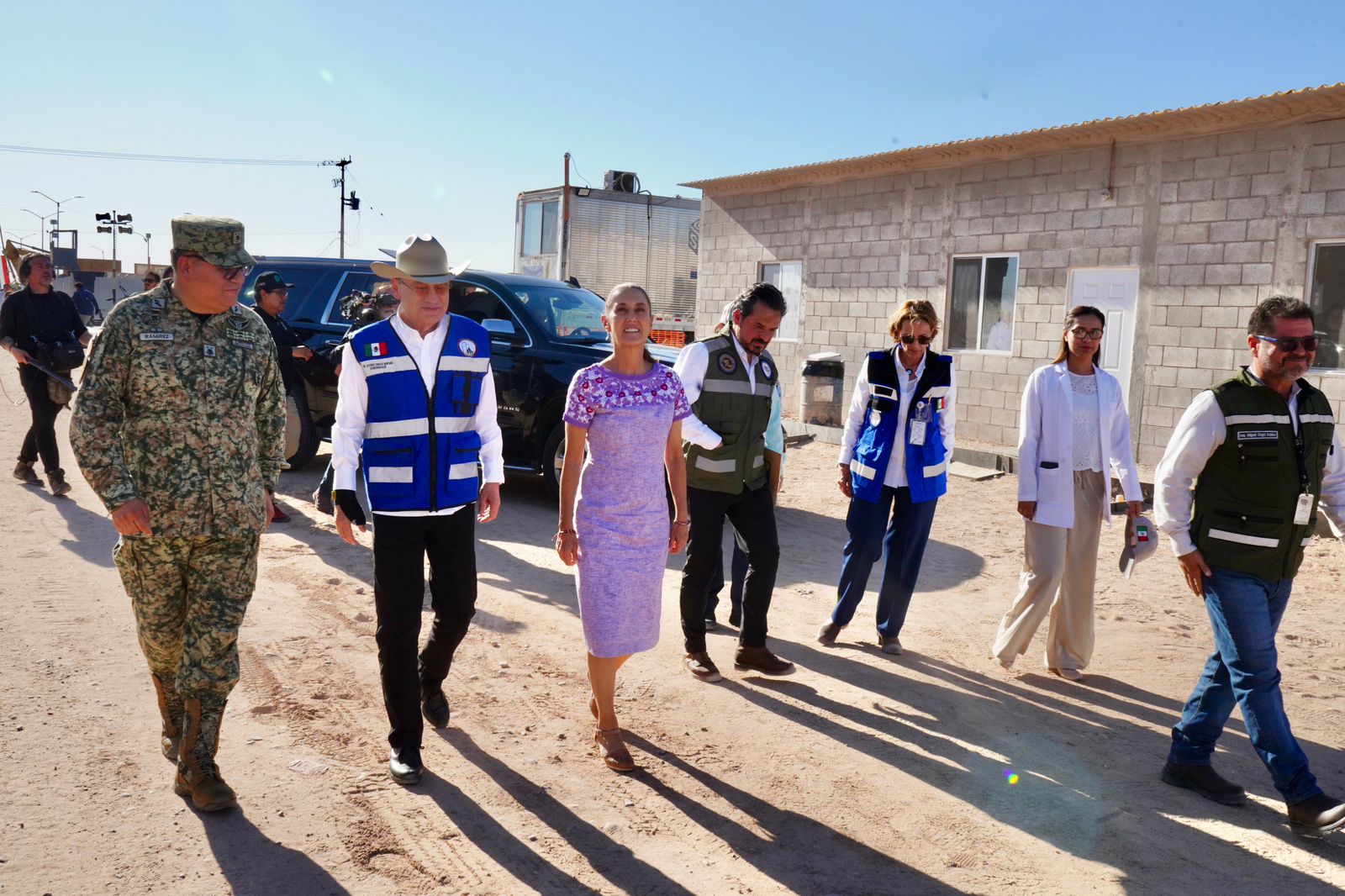 Supervisan Durazo y Sheinbaum avance del nuevo Hospital del IMSS en SLRC; atenderá a más de 128 mil derechohabientes
