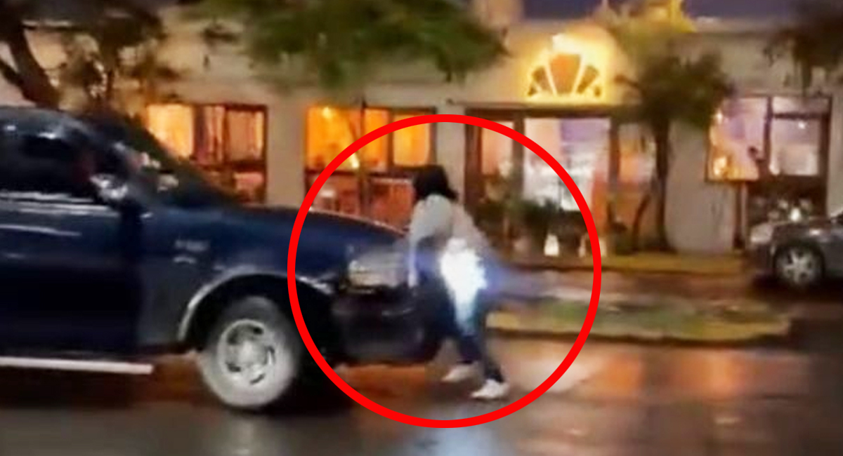 VIDEO: Conductor arrolla a repartidora que intentaba impedir fuga tras protagonizar choque en Puebla