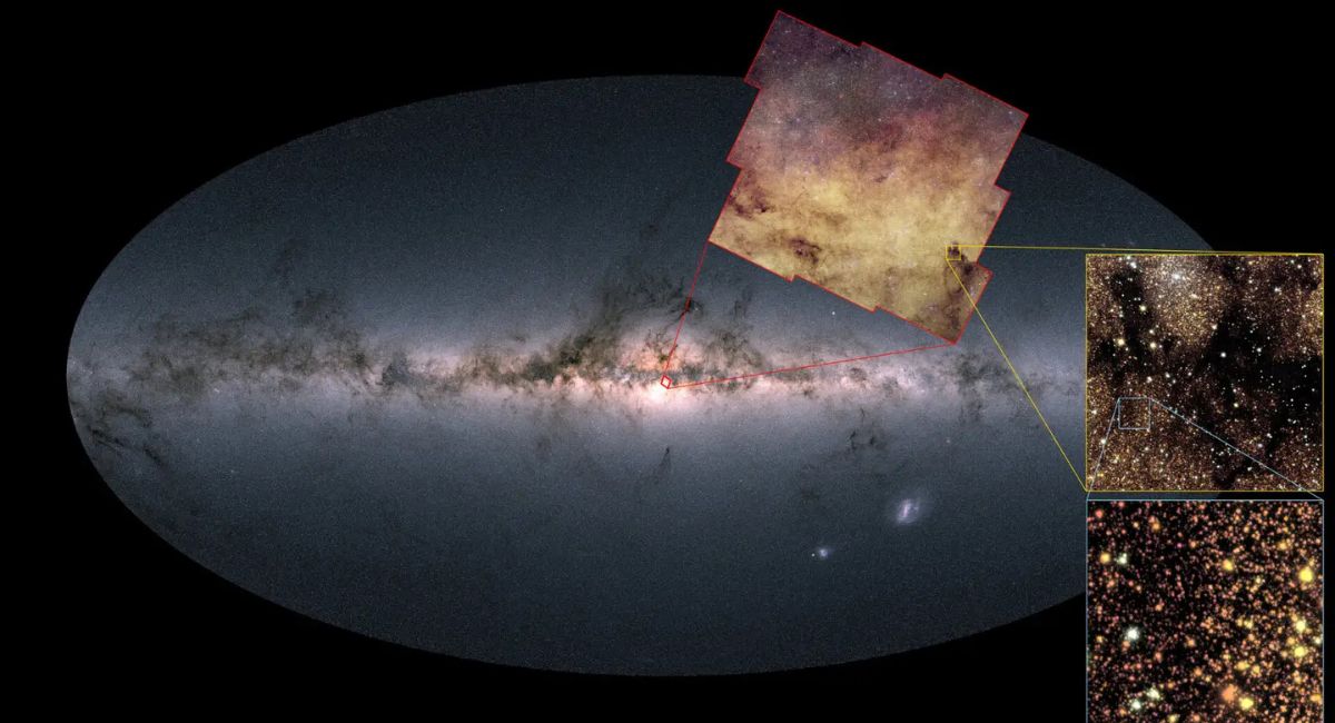 Telescopio Euclid captura imagen del centro galáctico con 60 millones de estrellas
