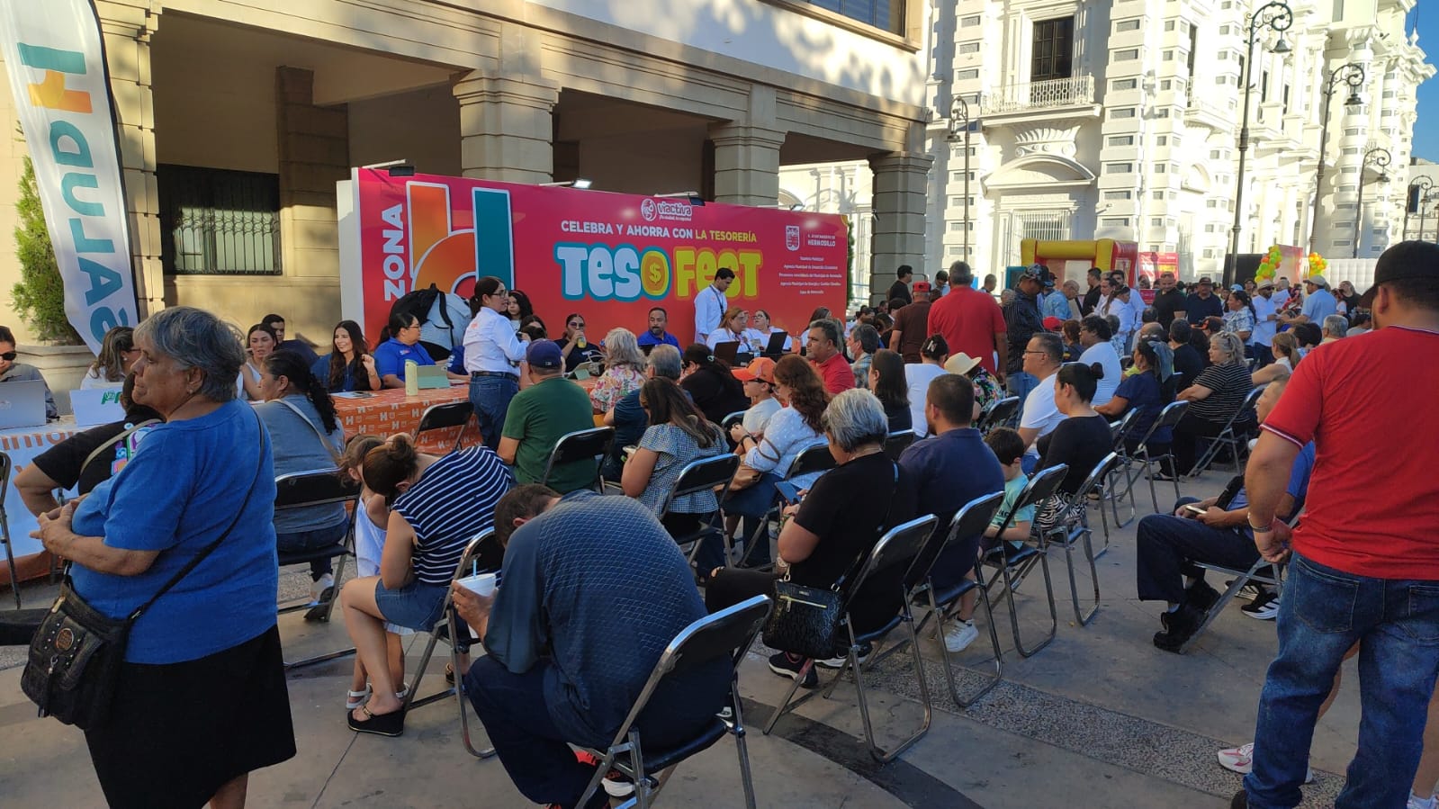 Tesorería de Hermosillo celebra a contribuyentes cumplidos con descuentos y actividades familiares