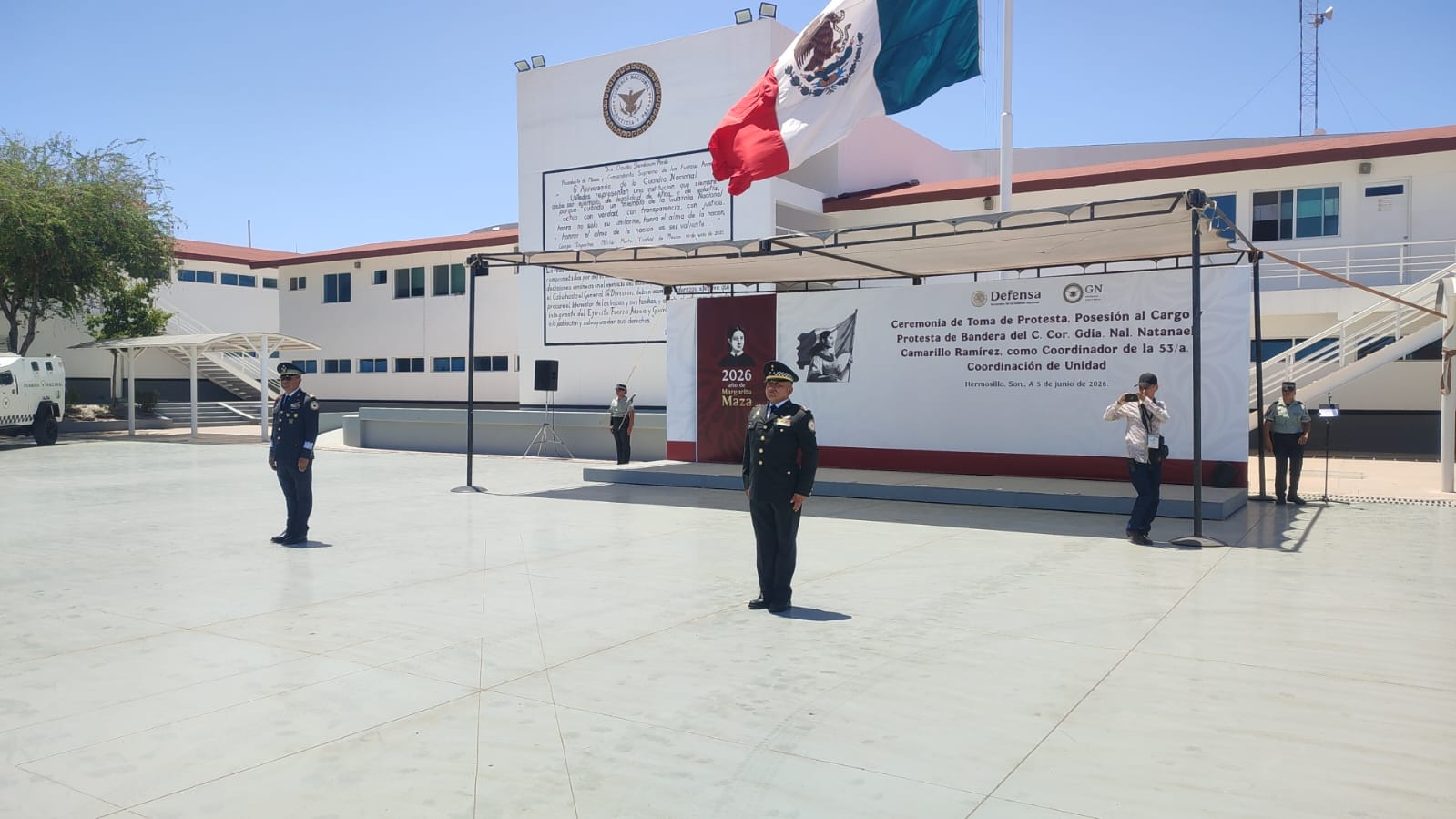 Toma protesta nuevo coordinador de Guardia Nacional para el sur de Sonora