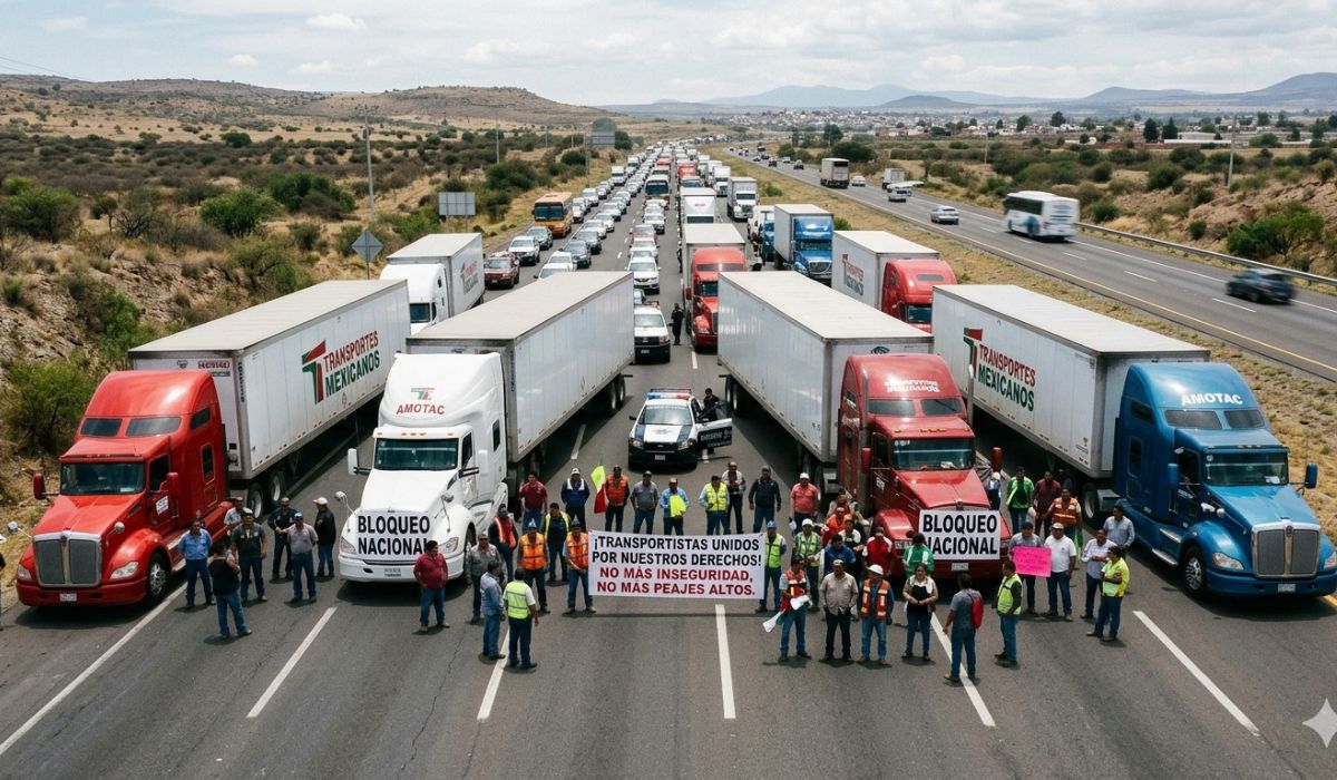 Transportistas convocan a paro nacional el día de la inauguración del Mundial 2026.
