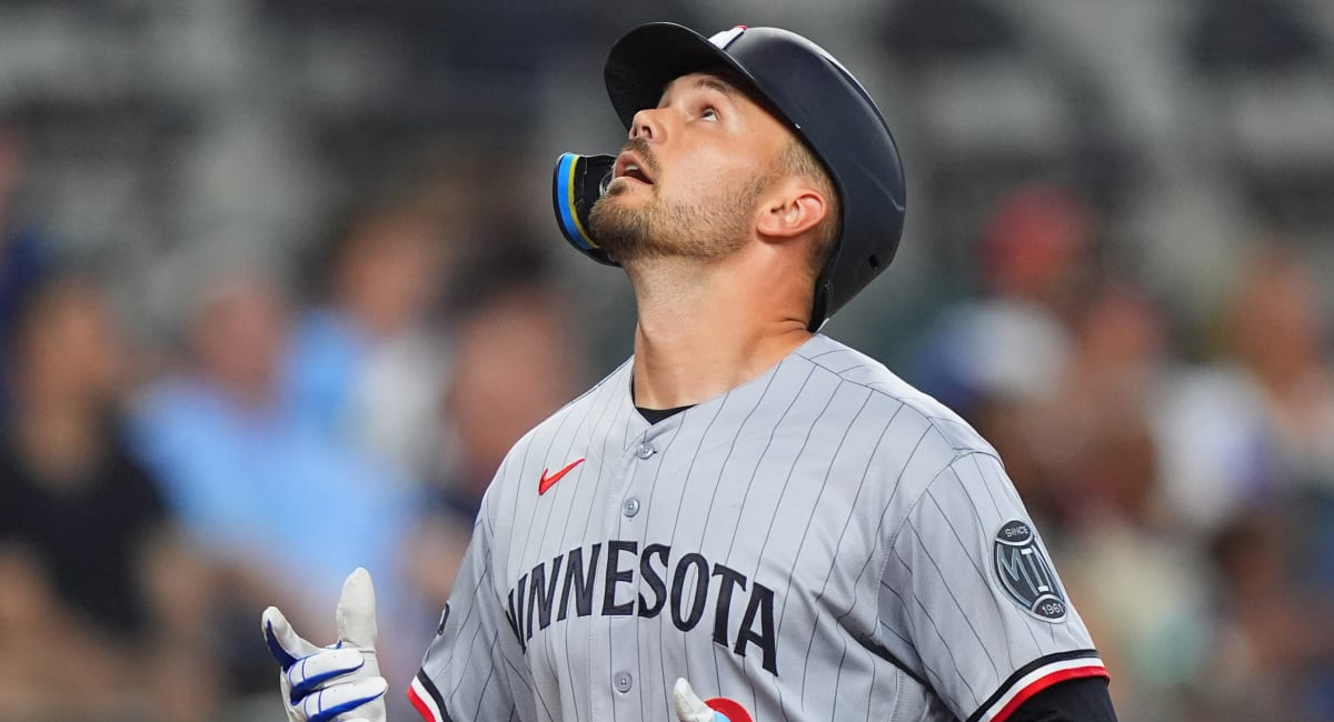 Trevor Larnach comandó el triunfo con el que Minessota completó la barrida en su visita por Texas