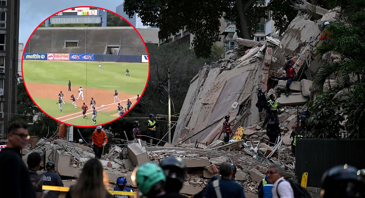 Un terremoto de 7.1 grados azotó Caracas, Venezuela e interrumpió un juego de beisbol entre Senadores y Marineros