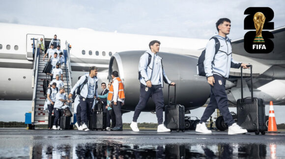 La Selección de Uruguay aterriza en Cancún y afina detalles para debutar en el Mundial 2026