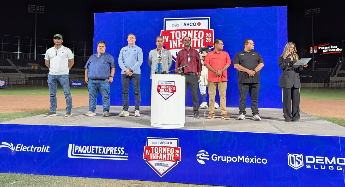 ¡Playball! Arranca el Torneo Infantil de la Liga Arco Mexicana del Pacífico en Ciudad Obregón