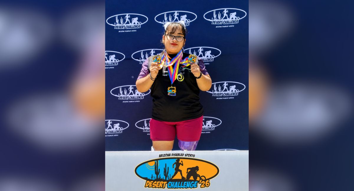 Estudiante del Cobach gana tres medallas de oro en competencia internacional de deporte adaptado