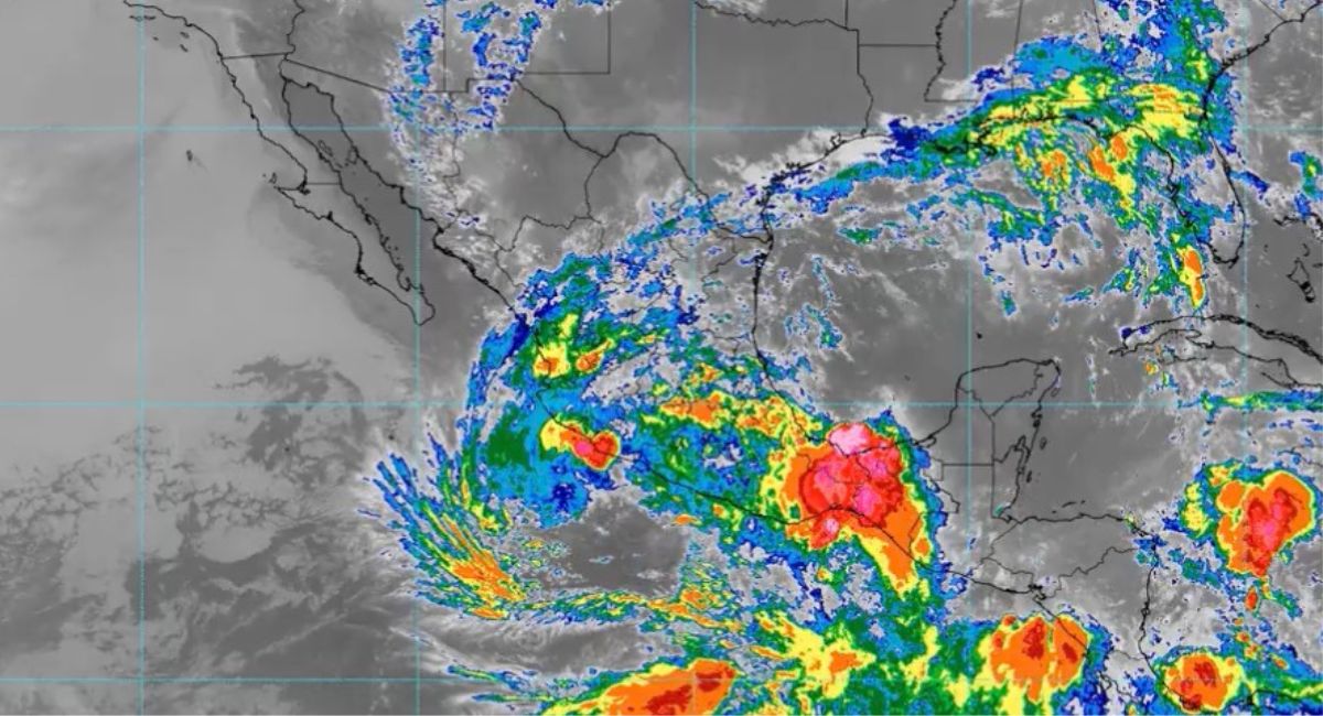 Así avanza 'Boris' tras degradarse a depresión tropical en territorio mexicano