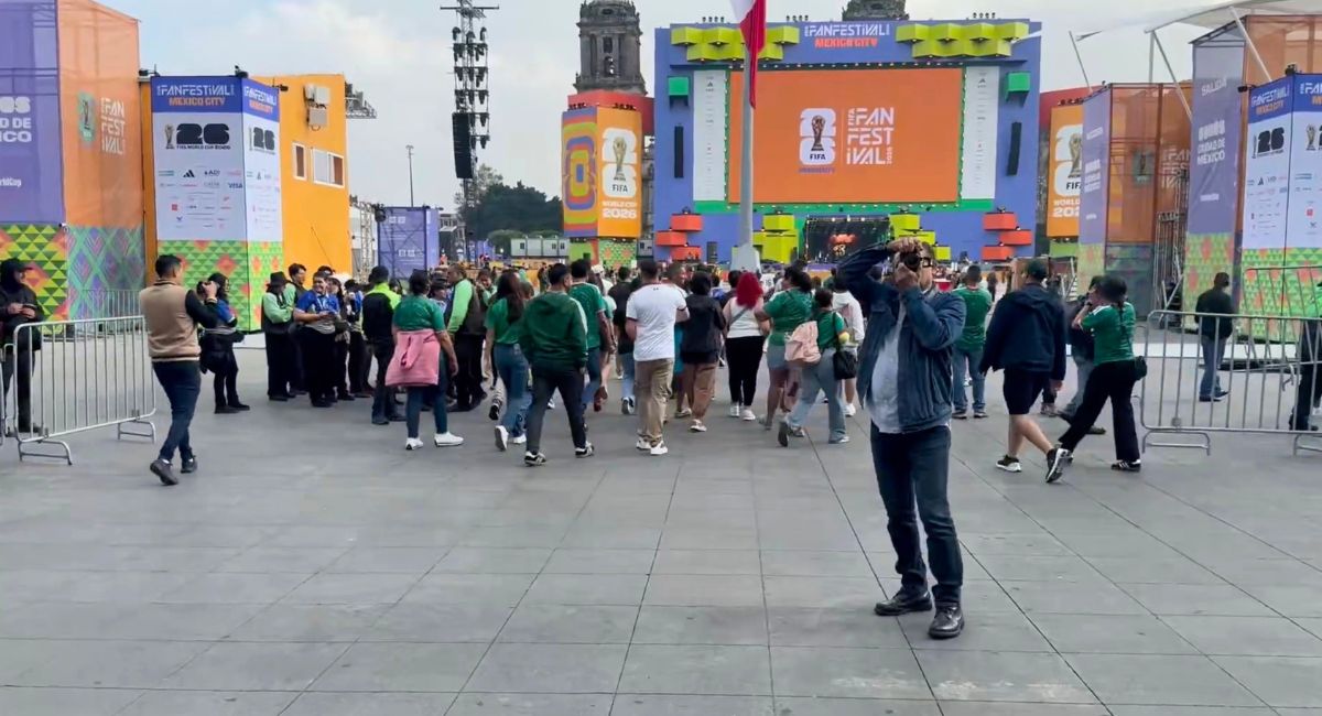 Mundial 2026: así funcionará el Fan Fest del Zócalo capitalino